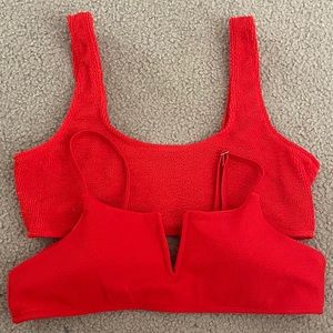 A bundle of 2 bathing suit tops